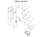 Whirlpool WRS555SIHW00 freezer liner parts diagram