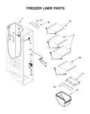 Freezer liner parts