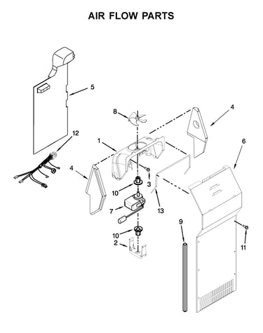 Air flow parts