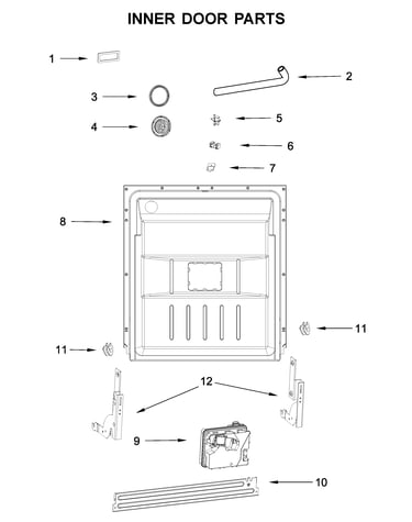 Inner door parts