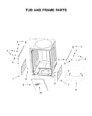 Tub and frame parts