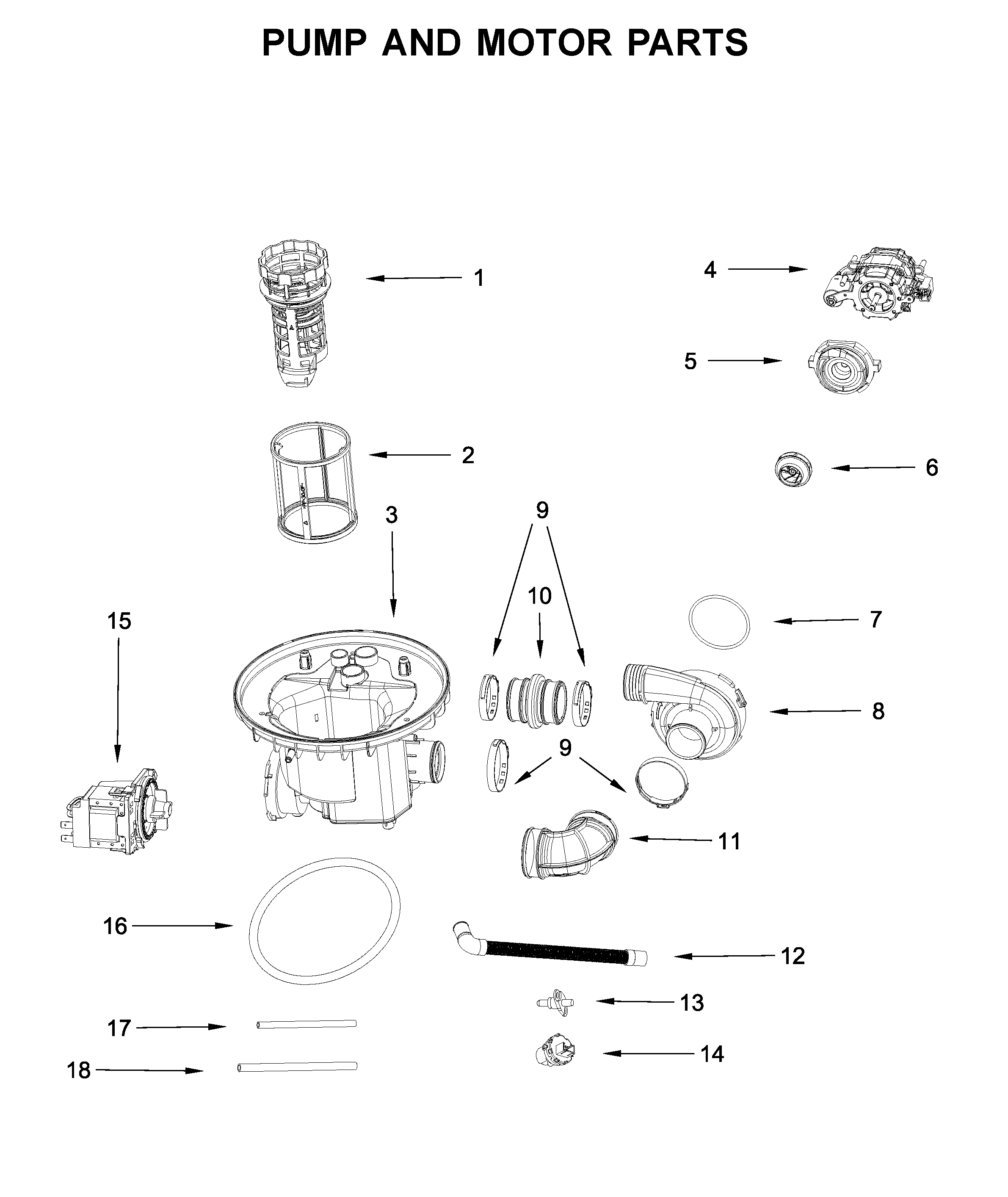 PUMP AND MOTOR PARTS