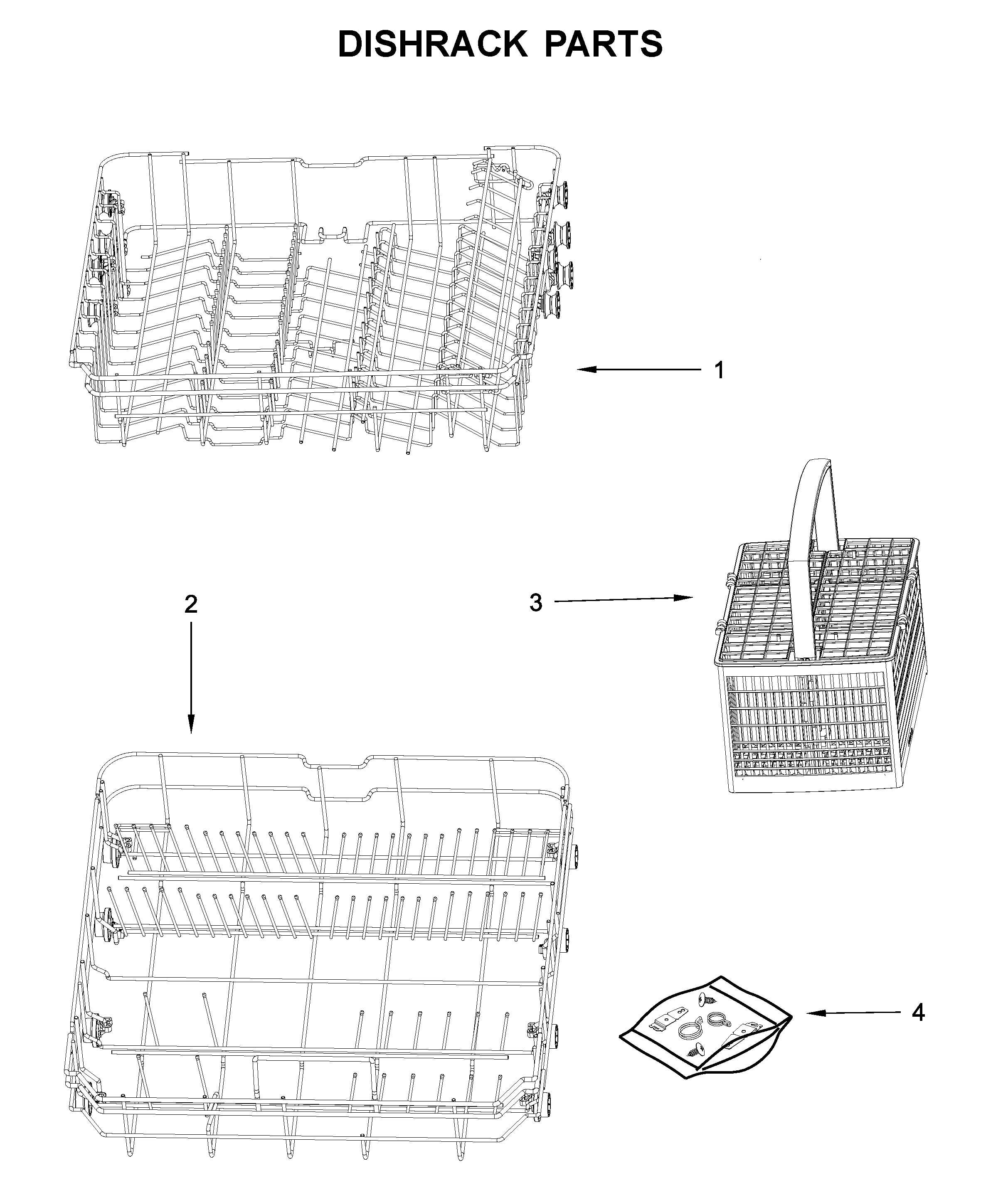 DISHRACK PARTS