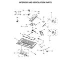 Whirlpool WMHA9019HZ1 interior and ventilation parts diagram