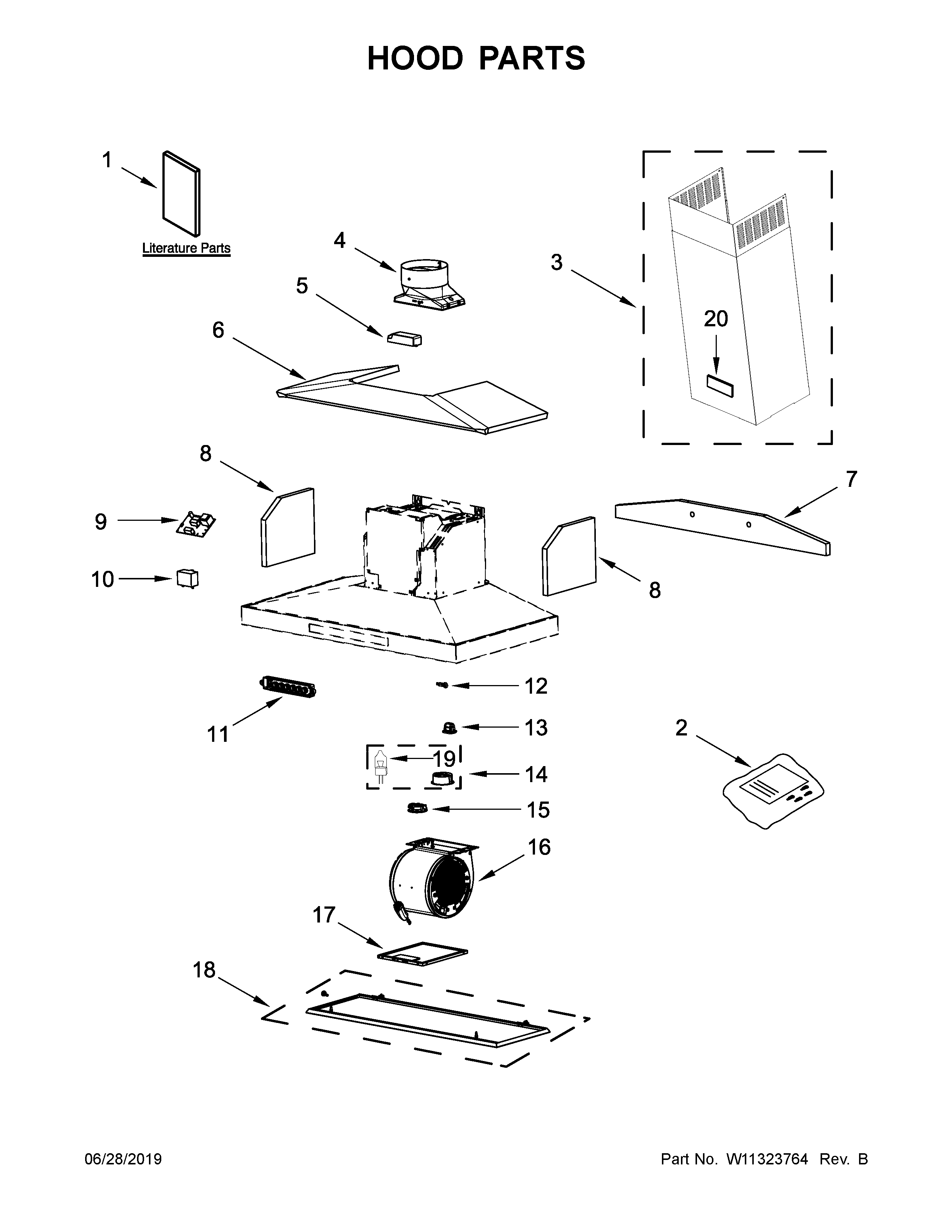 HOOD PARTS