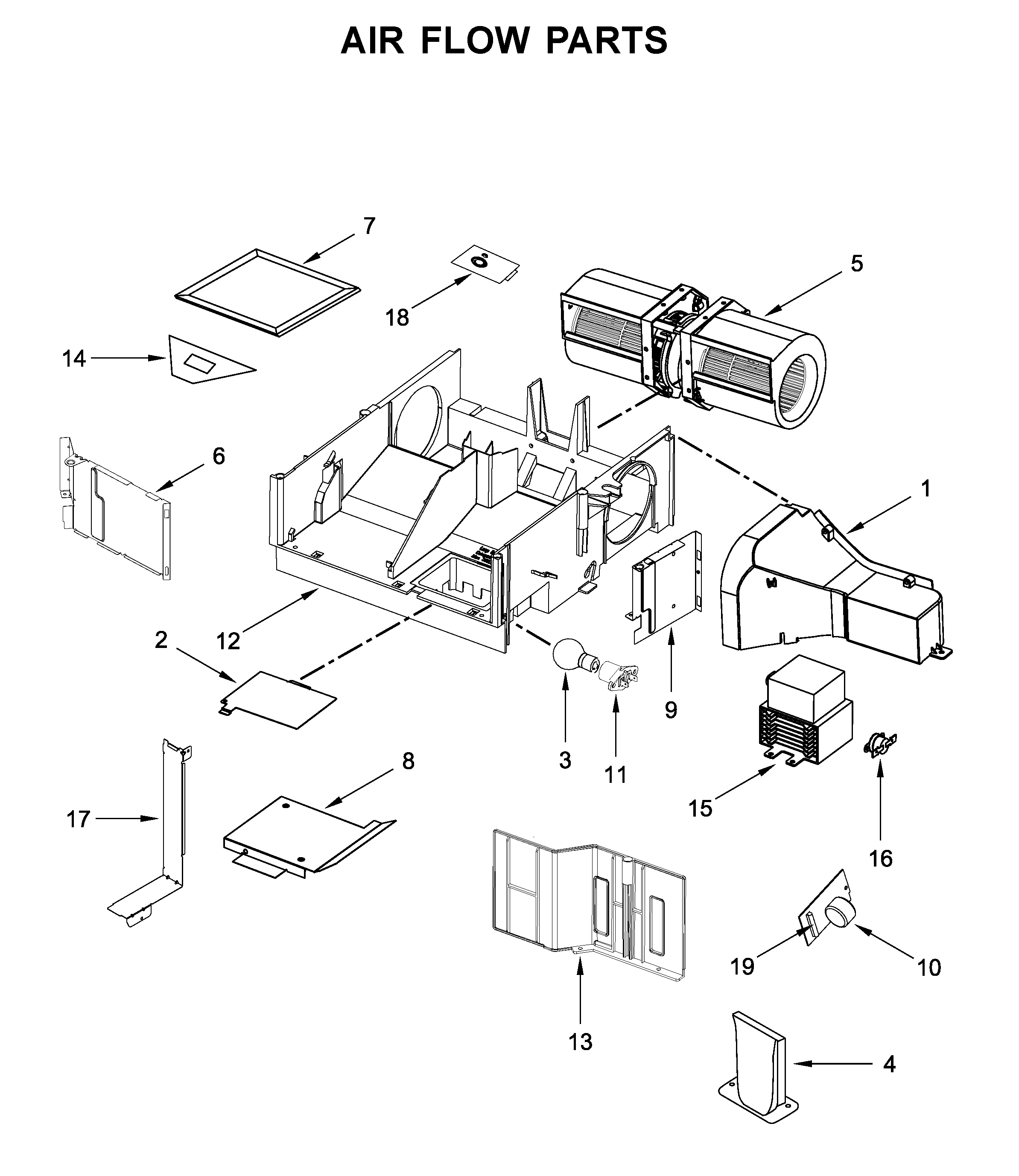 Air flow parts