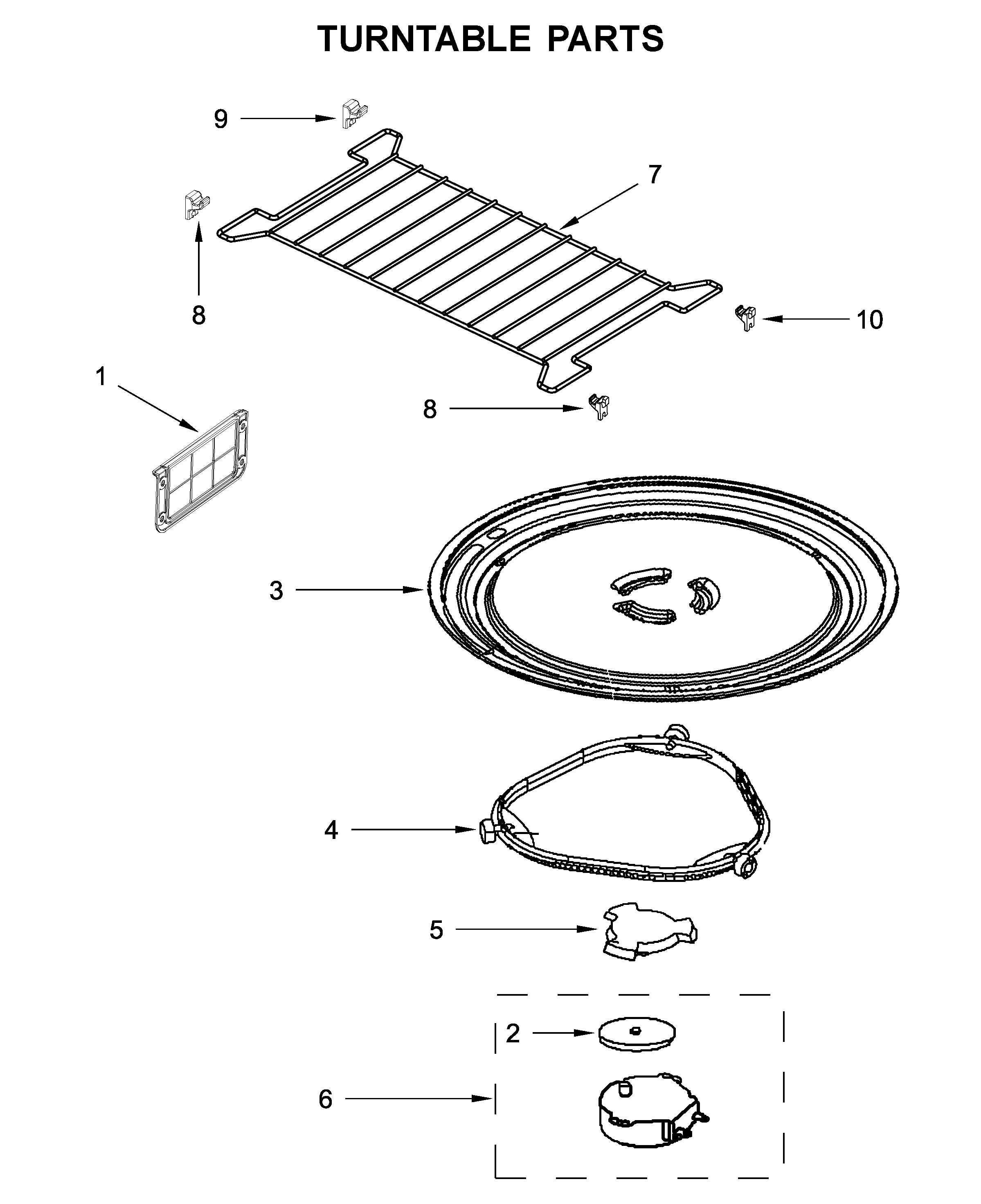 Turntable parts