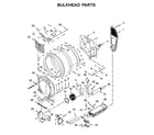 Whirlpool WED8620HC1 bulkhead parts diagram