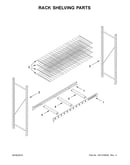 Rack shelving parts