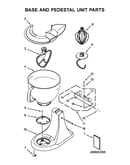 Base and pedestal unit parts