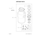 KitchenAid KGIC300H1 disposer parts diagram