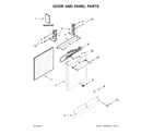 Maytag MDB8969SDH0 door and panel parts diagram