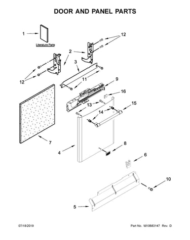 Door and panel parts