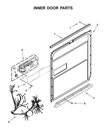 Inner door parts