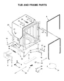 Tub and frame parts