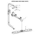 Maytag MDB8969SDH0 upper wash and rinse parts diagram