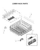 Lower rack parts