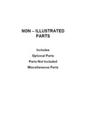 Optional parts (not included)