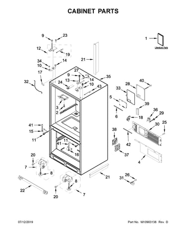 Cabinet parts