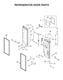 Refrigerator door parts