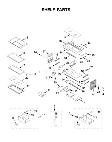 Shelf parts