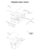 Freezer shelf parts