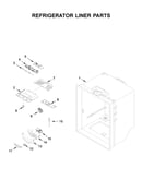 Refrigerator liner parts