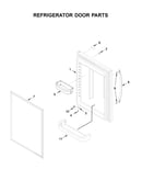 Refrigerator door parts