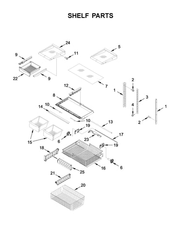 Shelf parts