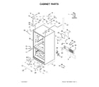 Jenn-Air JFFCC72EFS02 cabinet parts diagram