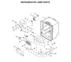 Jenn-Air JFFCC72EFS02 refrigerator liner parts diagram