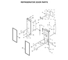 Jenn-Air JFFCC72EFS02 refrigerator door parts diagram
