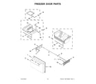 Jenn-Air JFFCC72EFS02 freezer door parts diagram