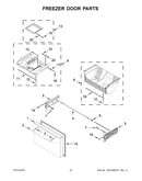 Freezer door parts