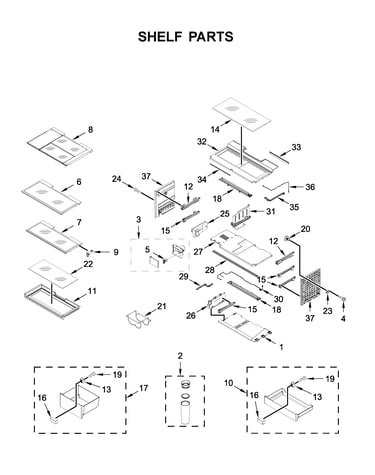Shelf parts