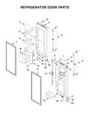 Refrigerator door parts