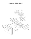 Freezer door parts