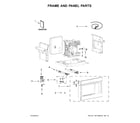 Jenn-Air JJB6424HM0 frame and panel parts diagram