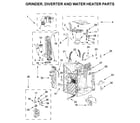 Jenn-Air JJB6424HM0 grinder, diverter and water heater parts diagram