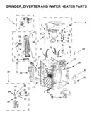 Grinder, diverter and water heater parts