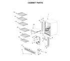 Jenn-Air JUWFL242HX00 cabinet parts diagram