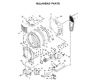 Maytag MED5630HW1 bulkhead parts diagram