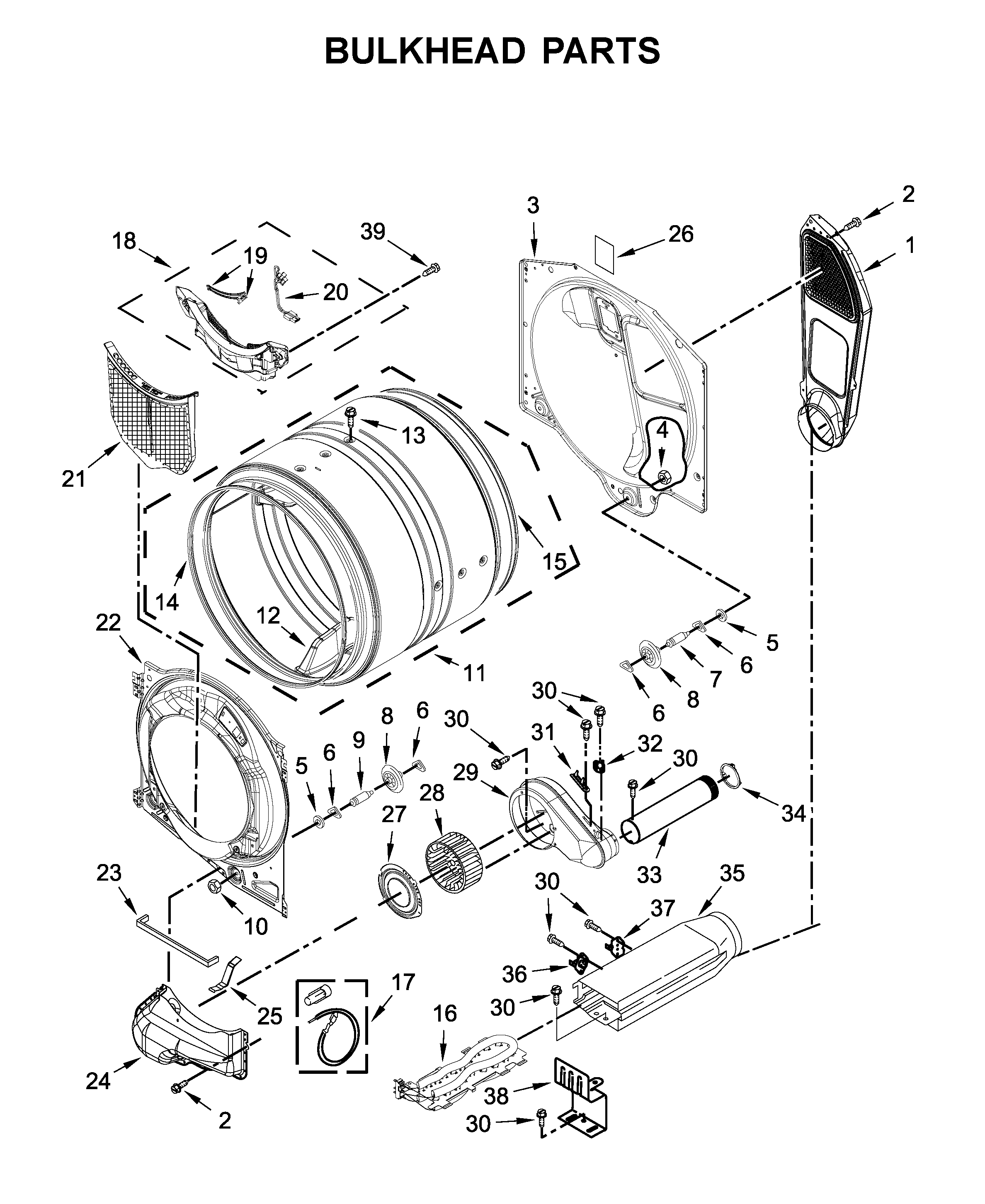 Bulkhead parts