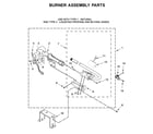 Maytag MGD6630HC1 burner assembly parts diagram