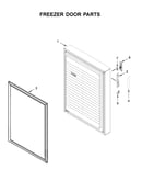 Freezer door parts