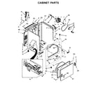 Whirlpool WGD7300DC2 cabinet parts diagram