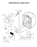 Refrigerator liner parts