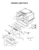 Freezer liner parts