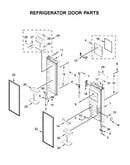 Refrigerator door parts