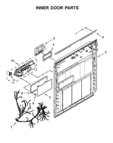 Inner door parts